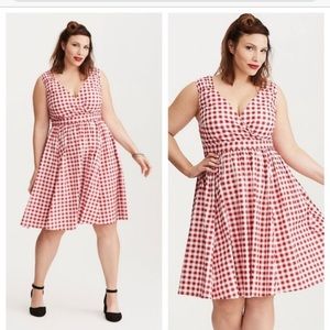 Torrid Retro Gingham Dress